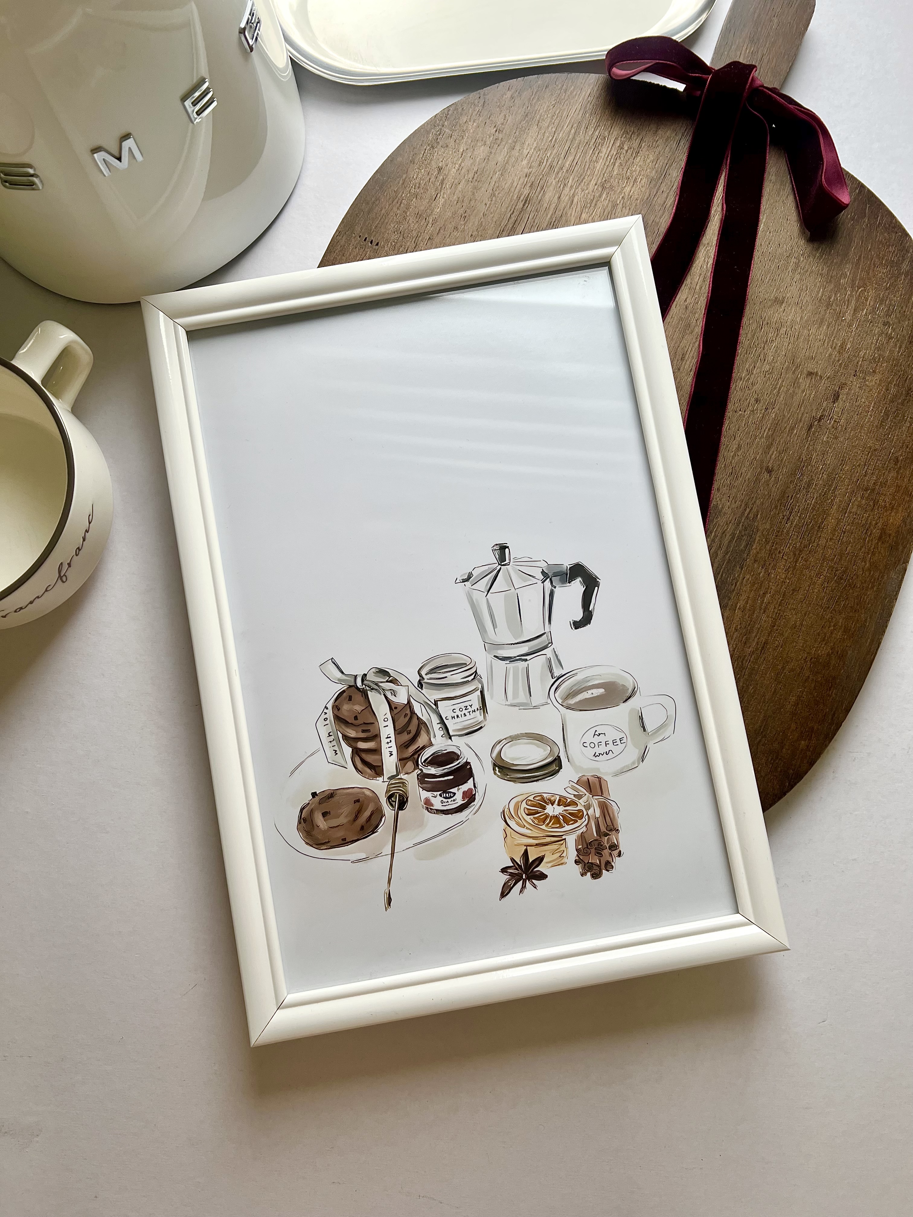 تابلو کافی‌ بار و آشپزخانه Morning Coffee