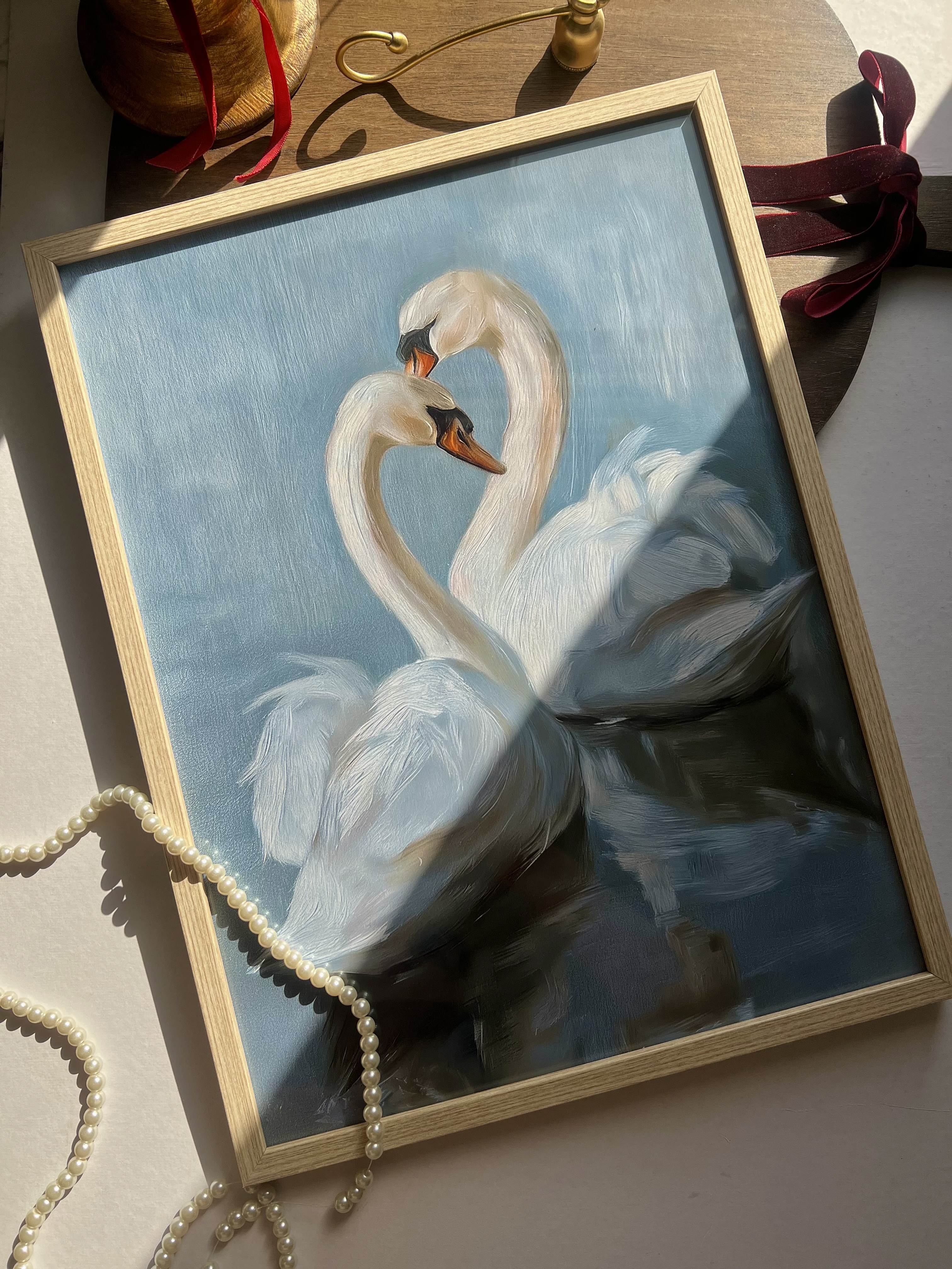 تابلوی دریاچه قو 🦢