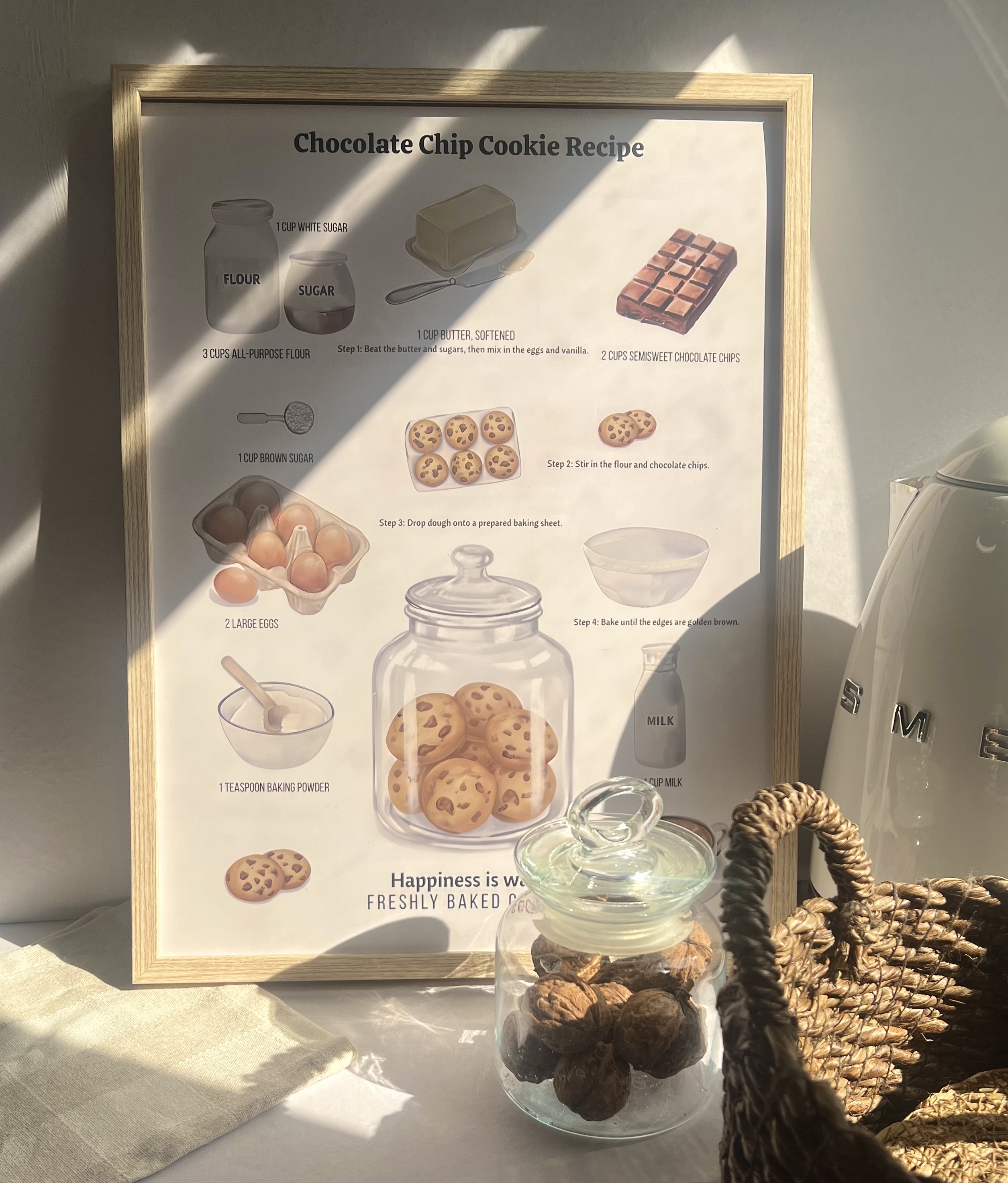 تابلو کوکی کافی بار 🍪